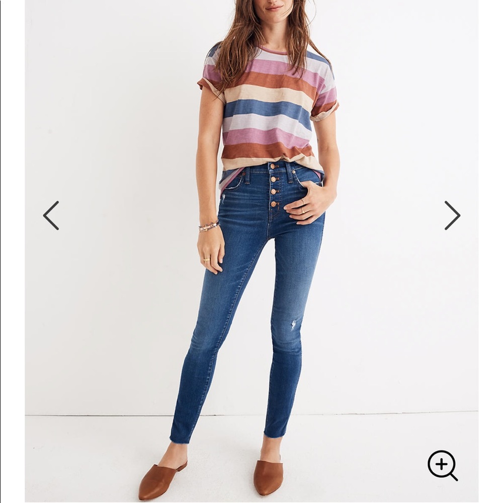 Madewell 10” high rise skinny jean